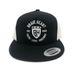 BH Flat Badge Mesh Back Hat